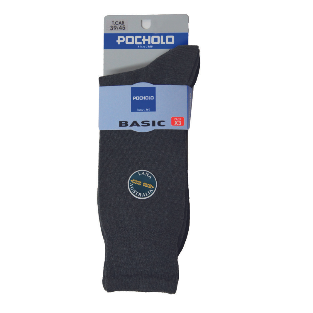 Pack 3 pares Lana Gruesa