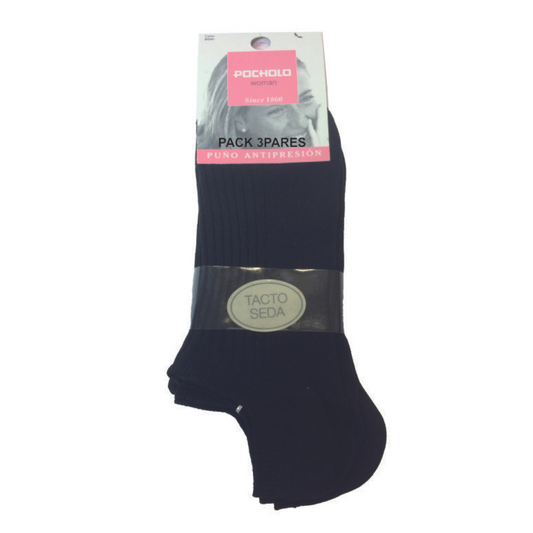 Pack 3 pares cortos "seda"